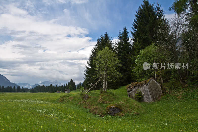 干草谷仓 - 斯塔德尔 HDR